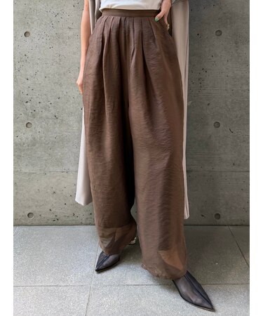 SHEER ORGANZA WIDE PANTS(シアーオーガンジーワイドパンツ)