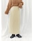 【ウォッシャブル加工】FAUX LEATHER SKIRT（ﾌｪｲｸﾚｻﾞｰｽｶｰﾄ）