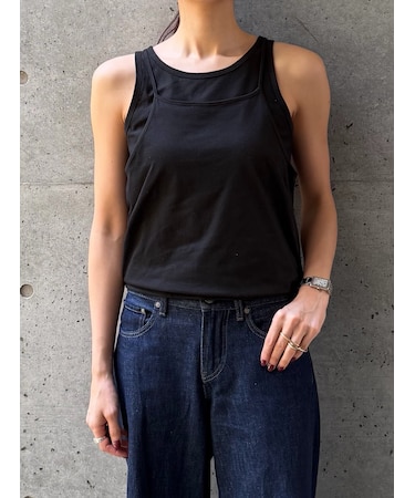 LAYERED TANK OVER CAMI（ｷｬﾐﾚｲﾔｰﾄﾞﾀﾝｸﾄｯﾌﾟ）
