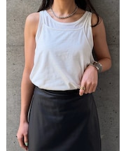 LAYERED TANK OVER CAMI（ｷｬﾐﾚｲﾔｰﾄﾞﾀﾝｸﾄｯﾌﾟ）