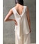 DRAPED RUFFLE SLEEVELESS TOP（ﾄﾞﾚｰﾌﾟﾗｯﾌﾙｽﾘｰﾌﾞﾚｽﾄｯﾌﾟｽ）
