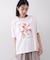 デジタルフラワープリントＴシャツ