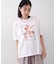 デジタルフラワープリントＴシャツ