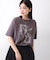 デジタルフラワープリントＴシャツ