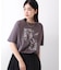 デジタルフラワープリントＴシャツ