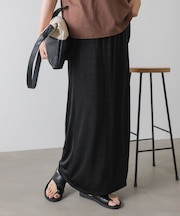 【Bab】【選べるサイズ展開】のびのび快適!シャイニーイージースカート