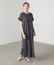 【Bab】刺しゅうロゴカットワンピース