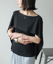 【Bab】ケープニットプルオーバー