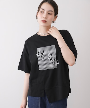モノラインアートTシャツ