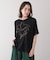 アートフラワーモチーフＴシャツ