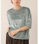シアーベロア5分袖プルオーバー