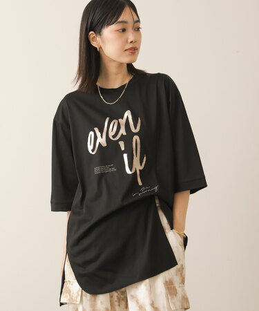 レーヨン天竺2WAYヘムデザインTee