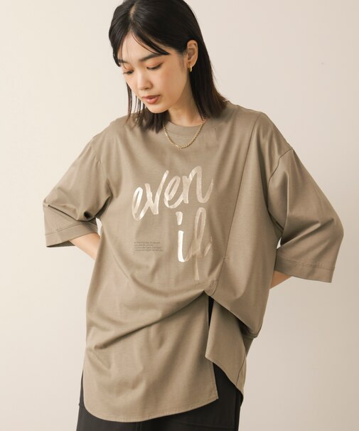 レーヨン天竺2WAYヘムデザインTee