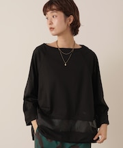 レーヨン天竺シアーラインプルオーバー