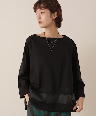 レーヨン天竺シアーラインプルオーバー