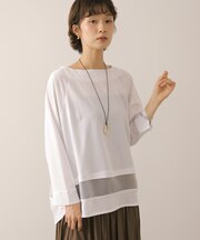 レーヨン天竺シアーラインプルオーバー