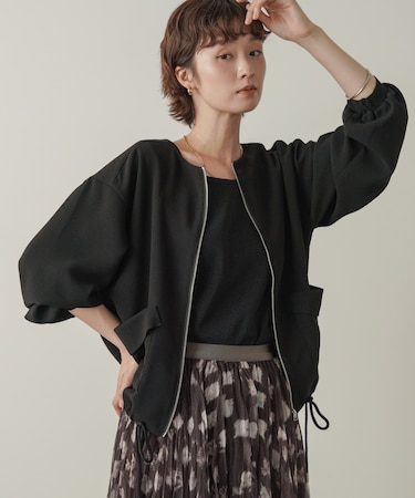 シルクライクジャケット