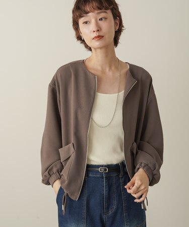 シルクライクジャケット