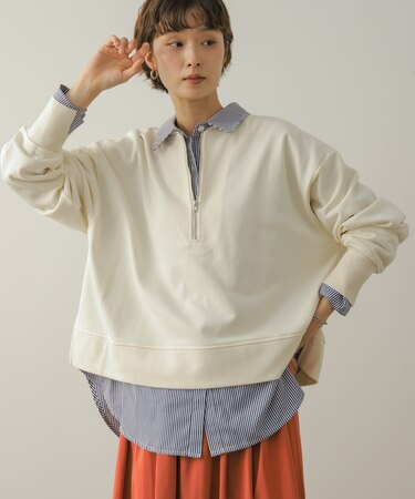 シャツセットハーフジップセット