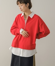 シャツセットハーフジップセット