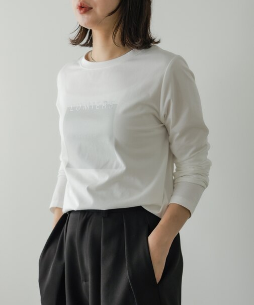 【Bab】【一枚でもインナー使いにもおすすめ◎】デザインプリントアソートロンT