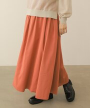リバーシブルカラータフタボリュームスカート