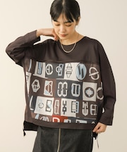 ＭＯＲＯＣＣＯタイルＴＥＸＴＩＬＥプルオーバー