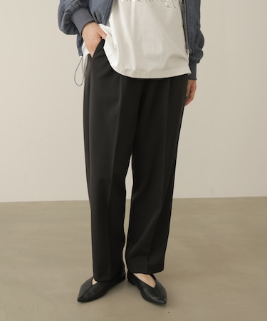 SLIM UP+タックパンツ