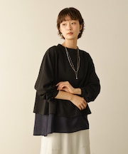 ティアードヘムブラウス