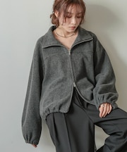 【Bab】Ｗジップフリースブルゾン