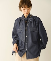 タイ付き2wayDENIMシャツ