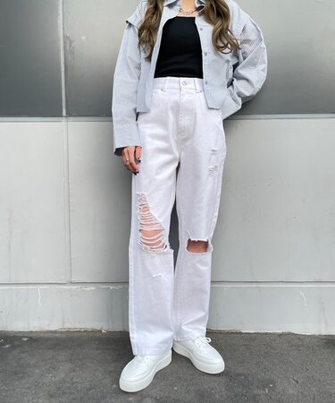 ヘビークラッシュローライズパンツ