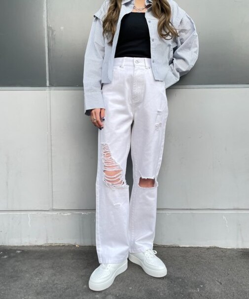 ヘビークラッシュローライズパンツ