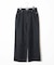 ウエストフィットワイドストレートパンツ