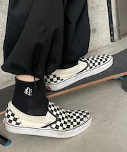 刺繍パイルソックス(U)