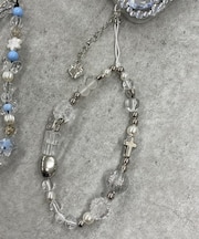 ビーズストラップキーホルダーC