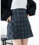 チェック切替ミニスカート