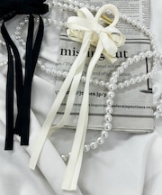 Lロングリボンバンスクリップ