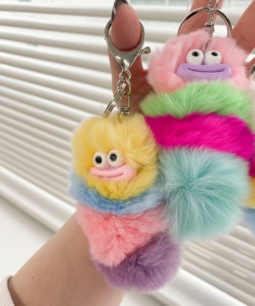 イモムシモンスターぬいキーホルダー