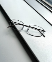 メタルフレームクリアアイウェア