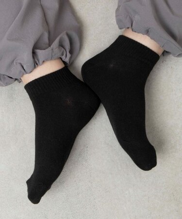 無地ショートソックス