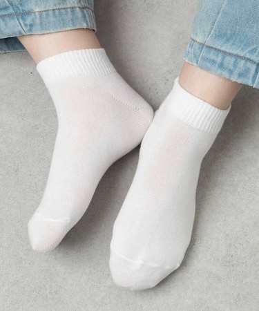 無地ショートソックス