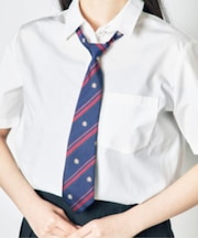 エンブレム柄スクールネクタイ