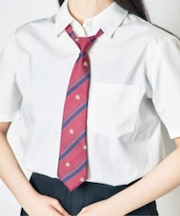エンブレム柄スクールネクタイ