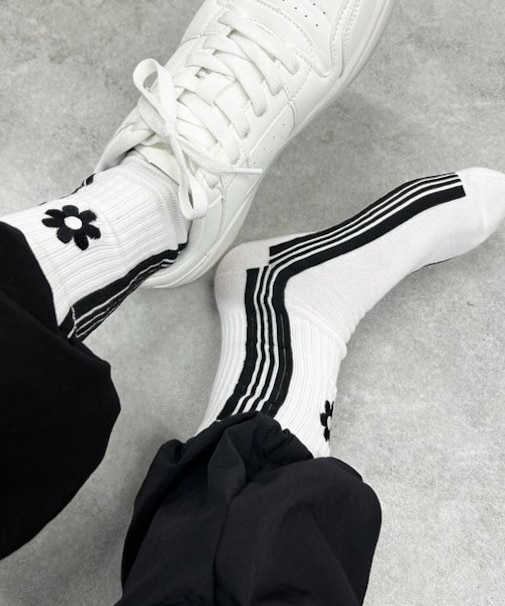 サイドラインクルーソックス