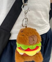 バーガーカピバラぬいぐるみキーホルダー