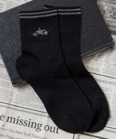 底パイルスターラインソックス(14丈)