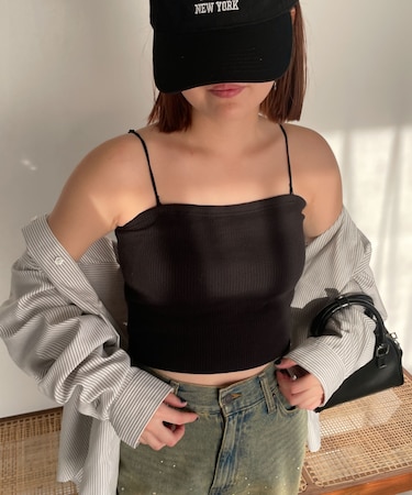 なちゅ盛れカップインショートキャミ