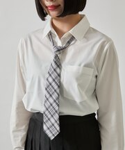 チェックスクールネクタイ