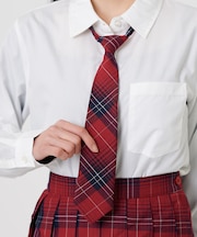 チェックスクールネクタイ